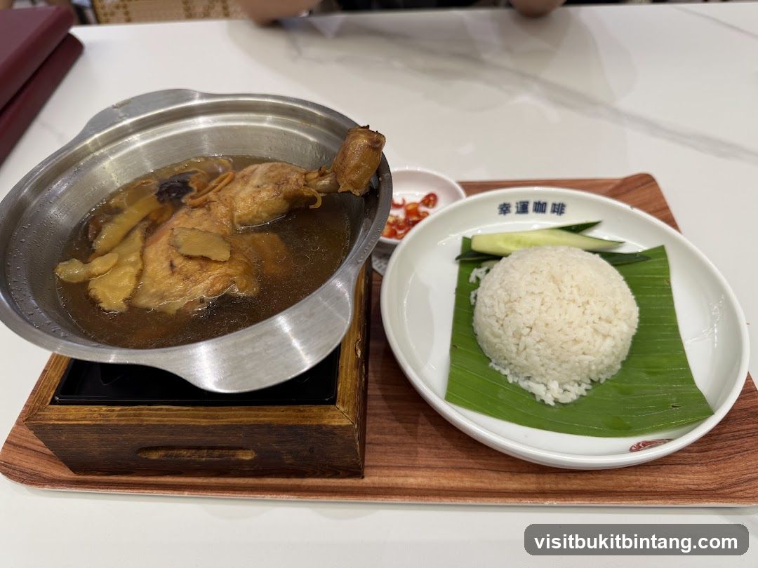 Chicken soup with rice