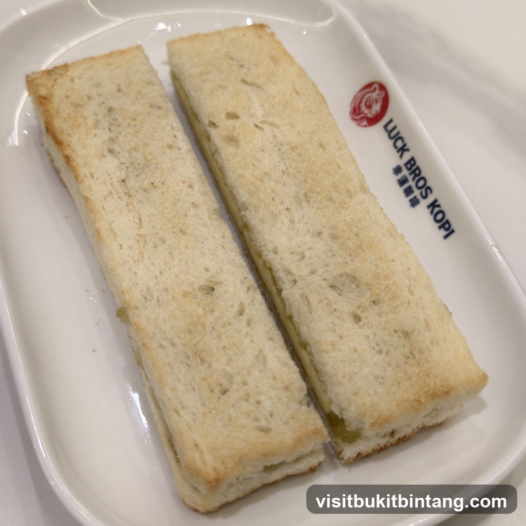Toast with Kaya and Butter