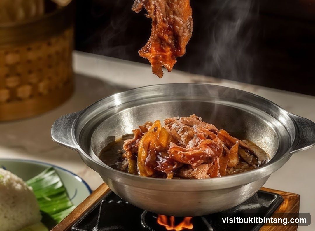 Steaming Pot of Braised Meat