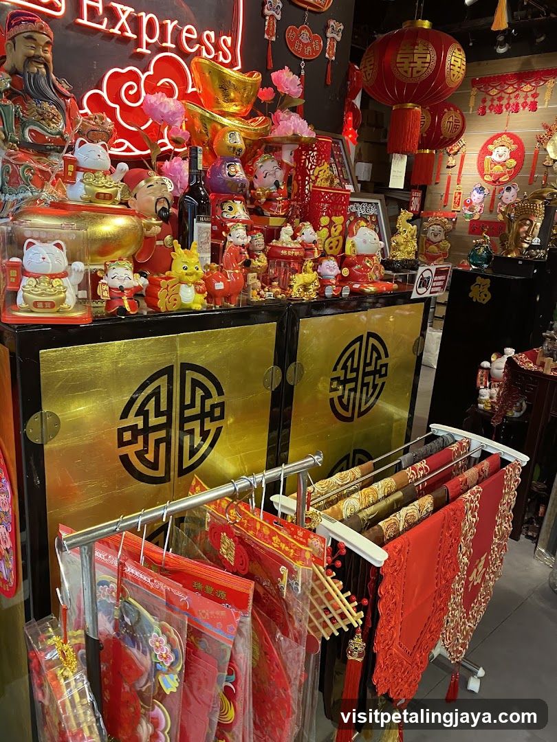 Chinese New Year Decor Store Interior