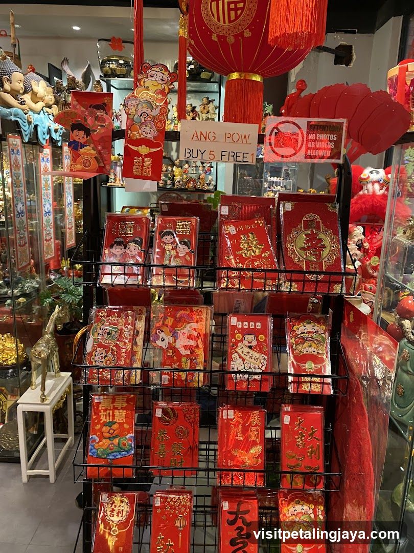 Chinese New Year Red Envelopes Display