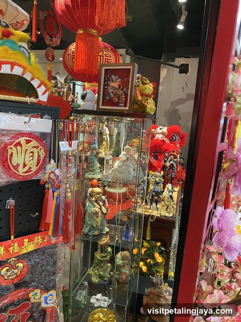 Chinese Festival Decor Store Interior