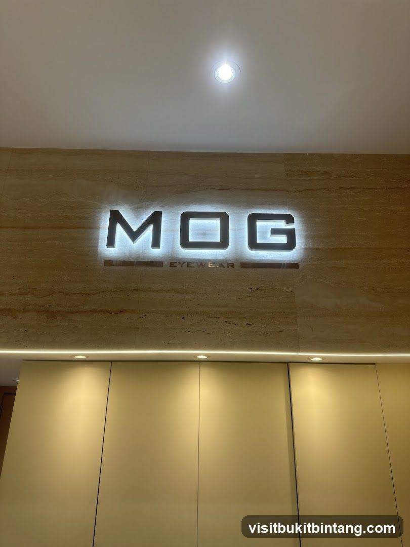 MOG Eyewear Nu Sentral Shopping Central