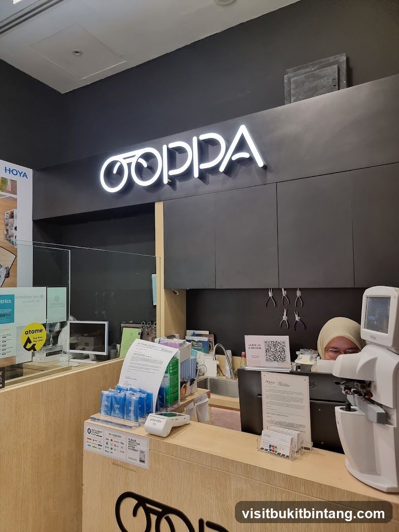 Optometrist Counter