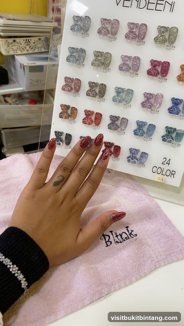 Nail Polish Color Display