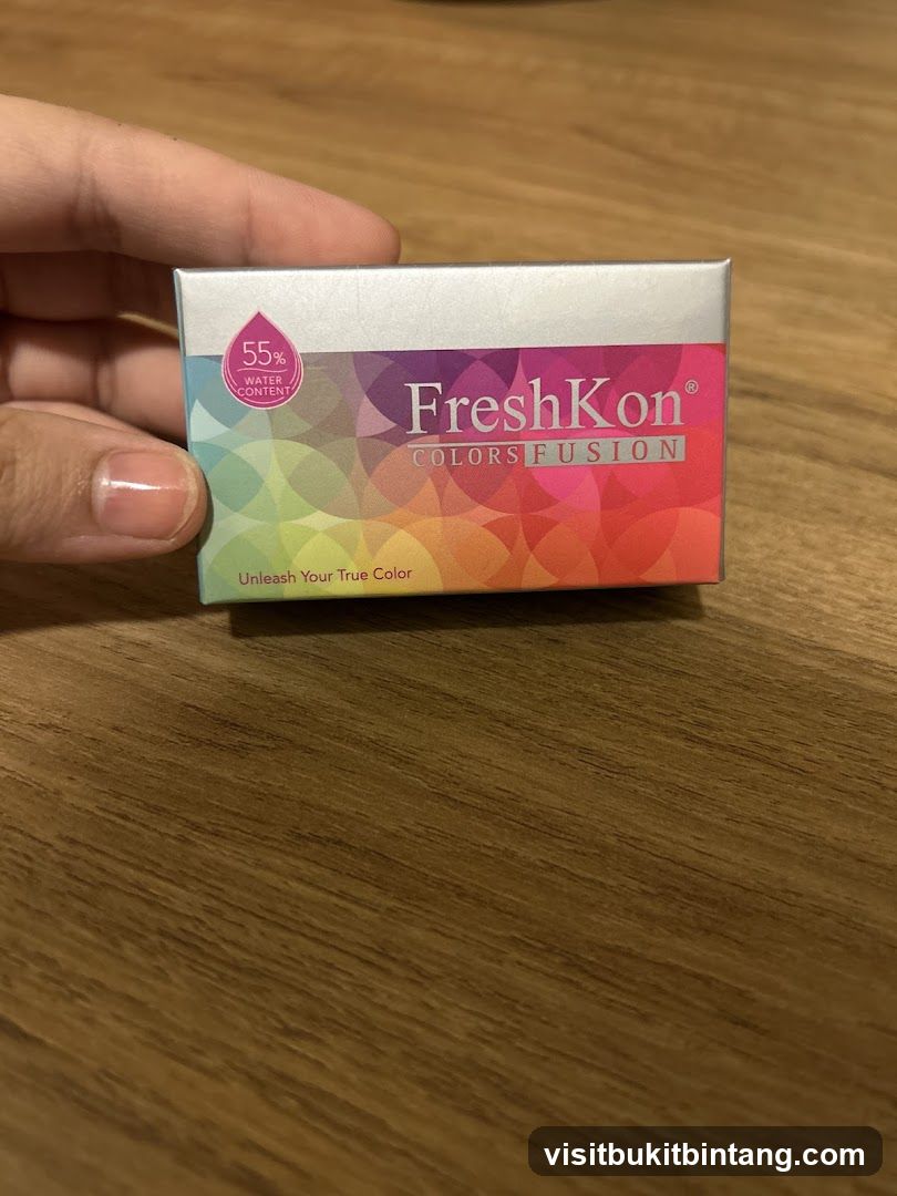 FreshKon Colors Fusion Contact Lens Box