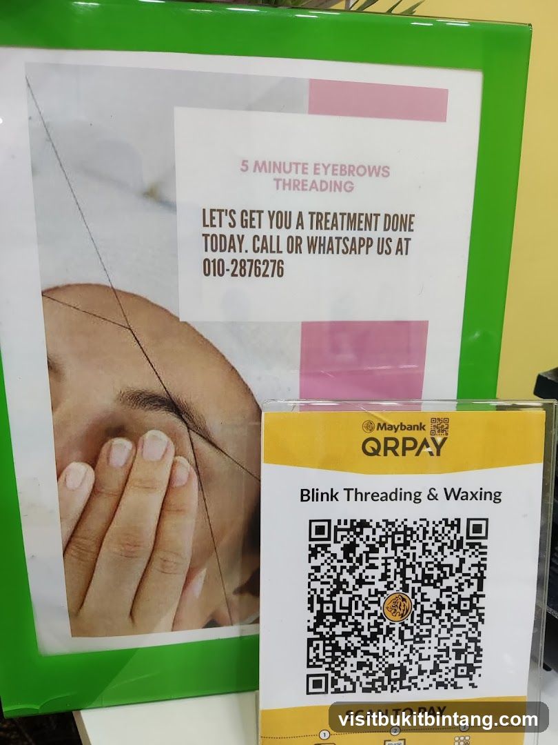Blink Threading & Waxing Advertisement