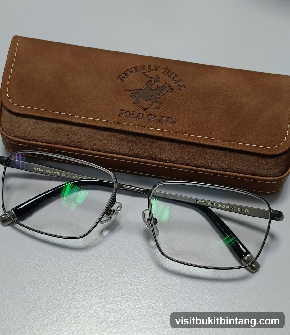 Beverly Hills Polo Club Eyeglasses and Case
