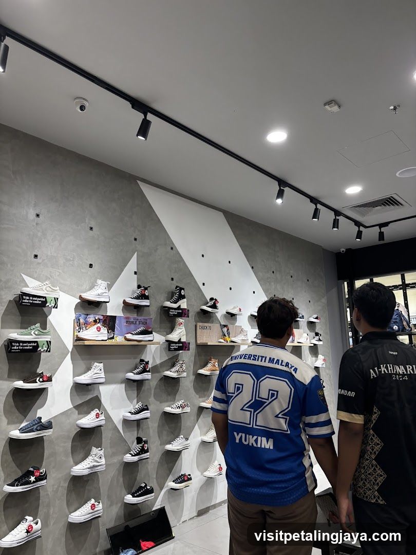 Shoe Store Interior Display