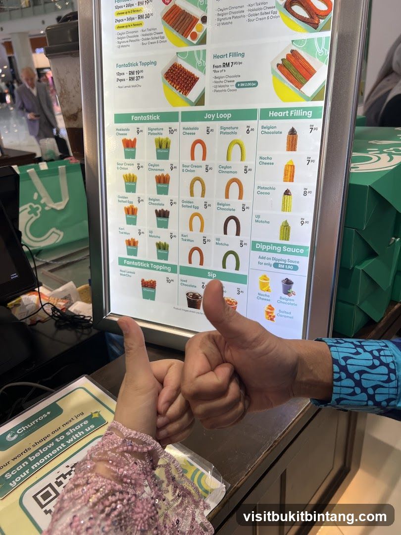 Churros+ Menu