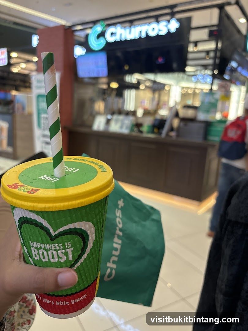 Churros+ Drink and Bag