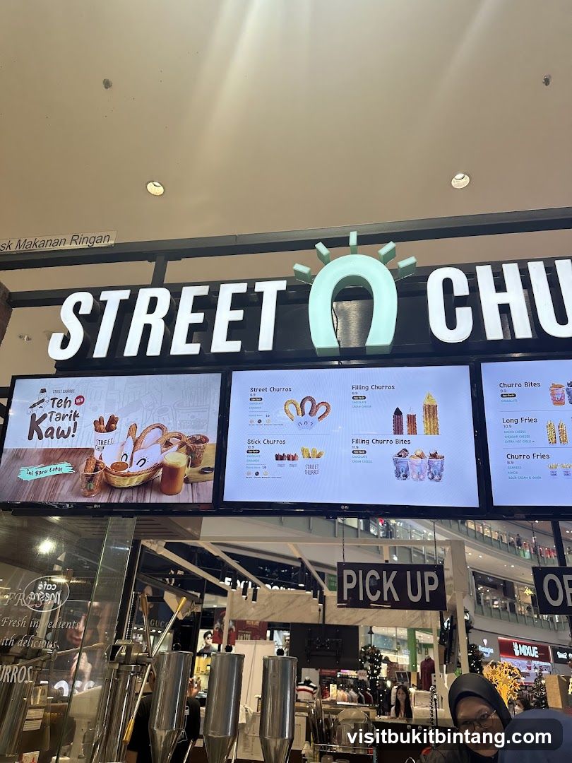 Street Churros Menu