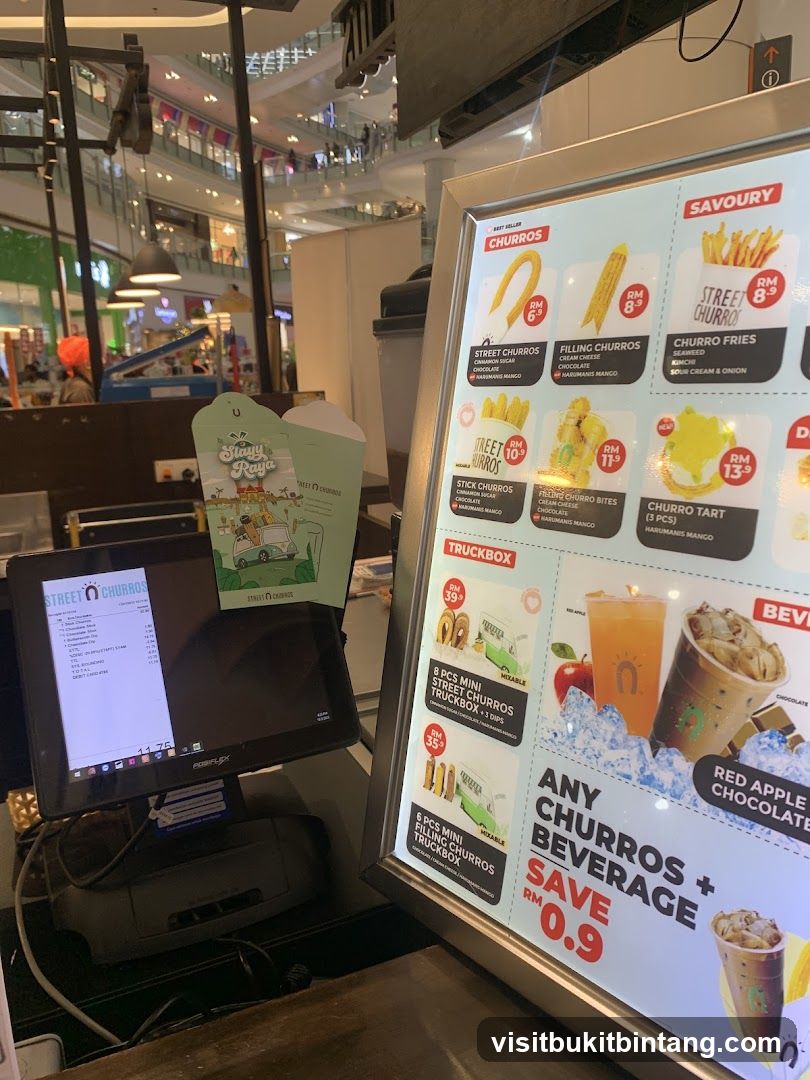 Churros Menu and POS System