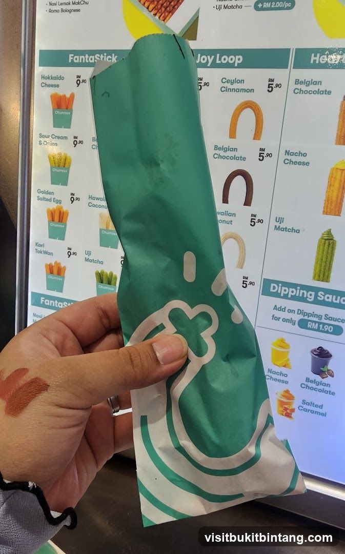 Churros Menu