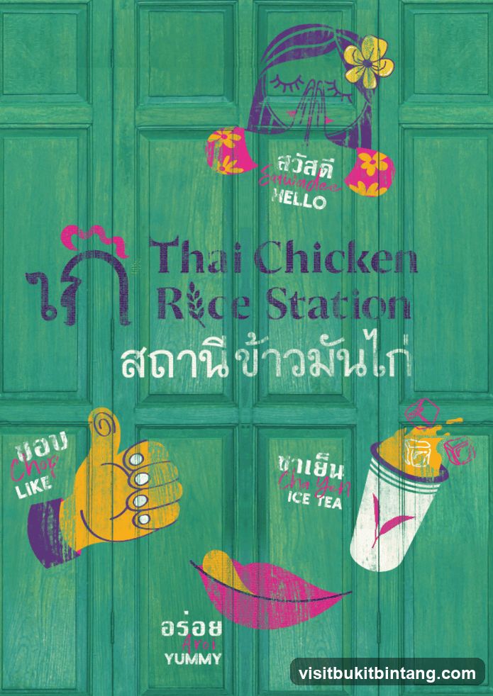 Thai Chicken Rice Station