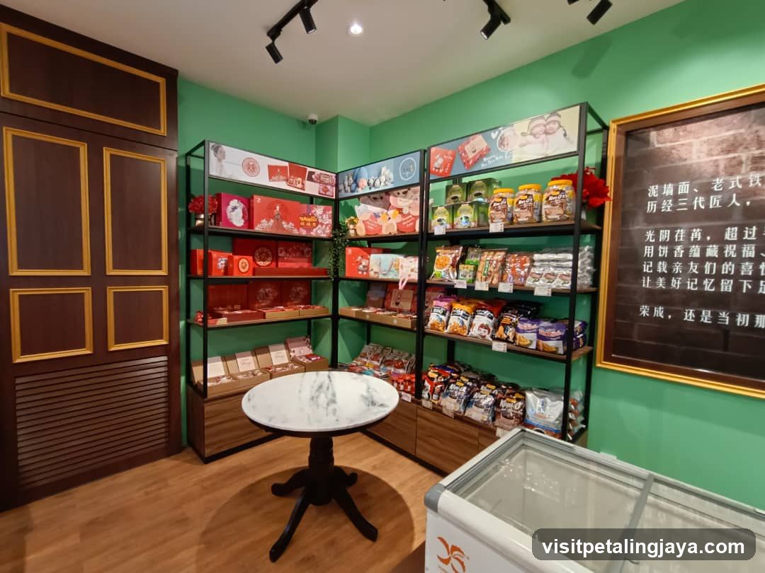 Interior of a traditional snack shop