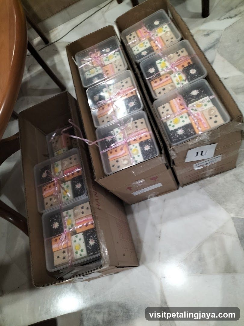 Packaged Food Items in Boxes