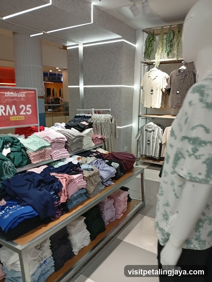 Clothing Store Interior Display