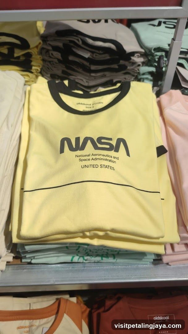 NASA T-Shirt Display