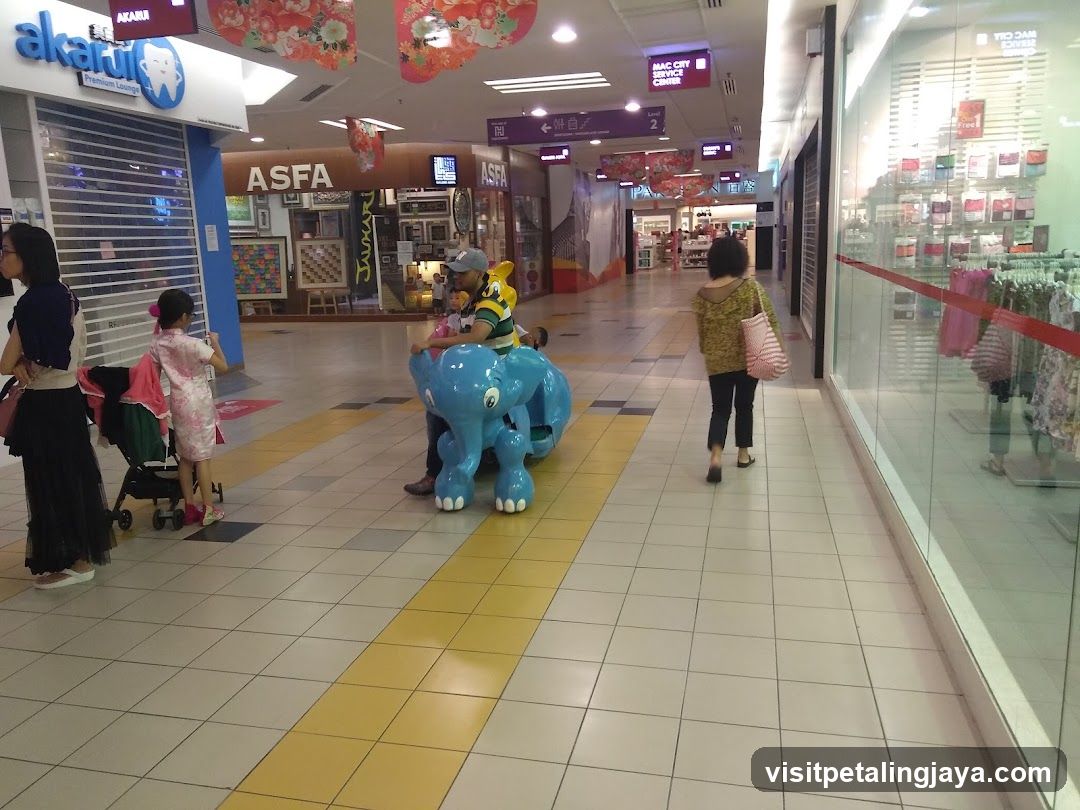 Shopping Mall Interior Scene