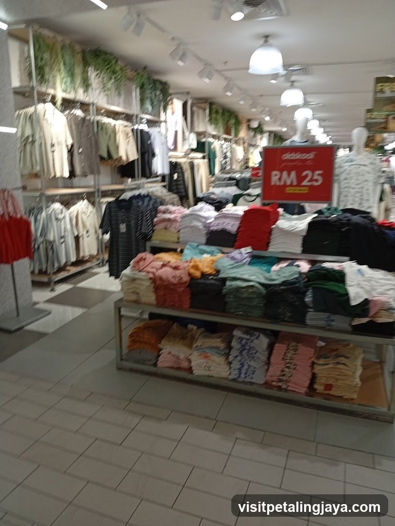 Clothing Store Interior Display