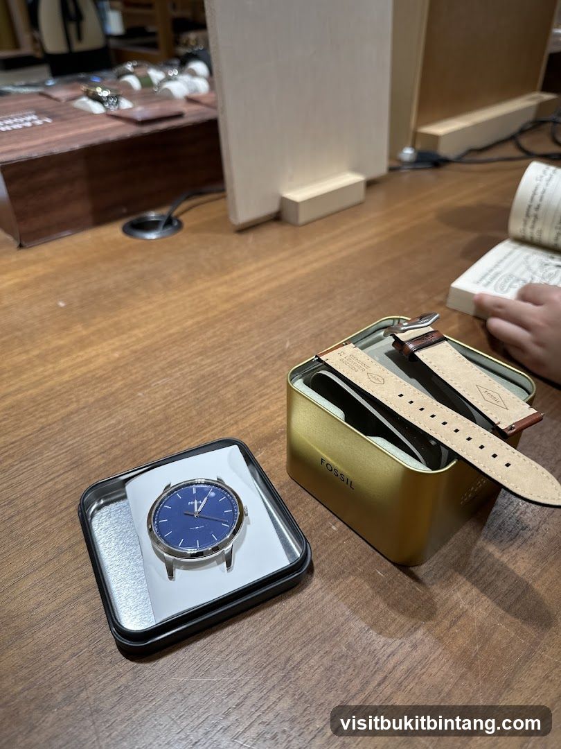 Fossil Watch Display
