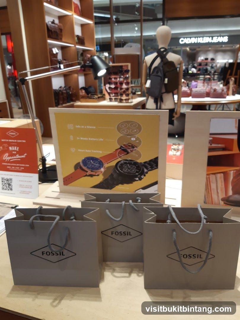 Fossil Store Display