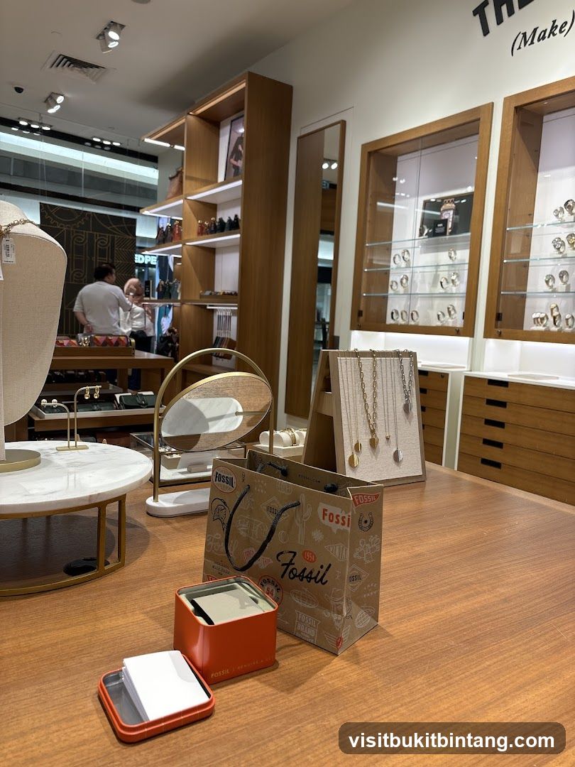 Fossil Store Display