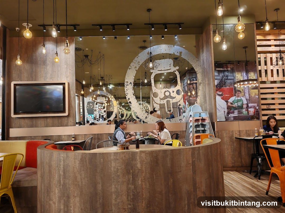 Restaurant Interior with Seating and Decor