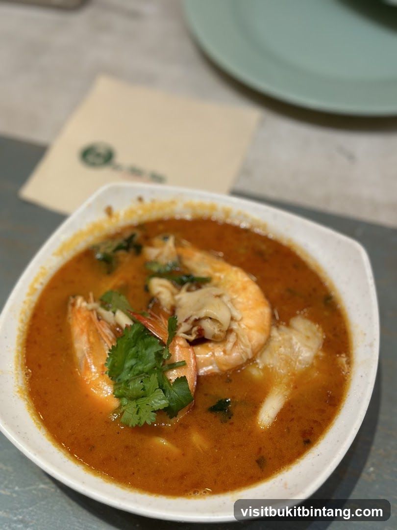 Tom Yum Soup with Shrimp