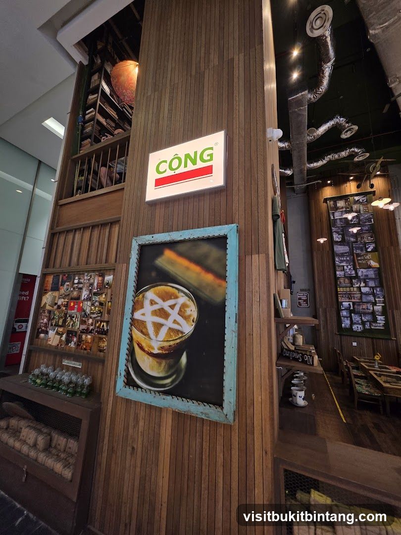 Cafe Interior with Logo
