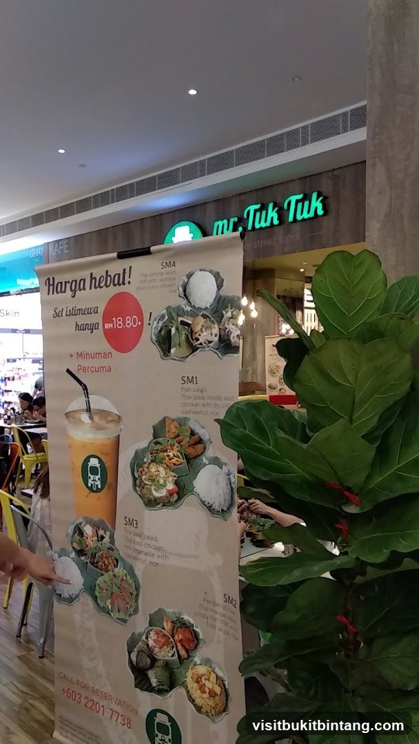 Mr. Tuk Tuk Menu