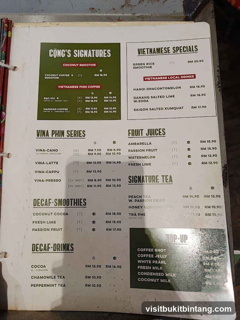Cong's Signatures & Vietnamese Specials