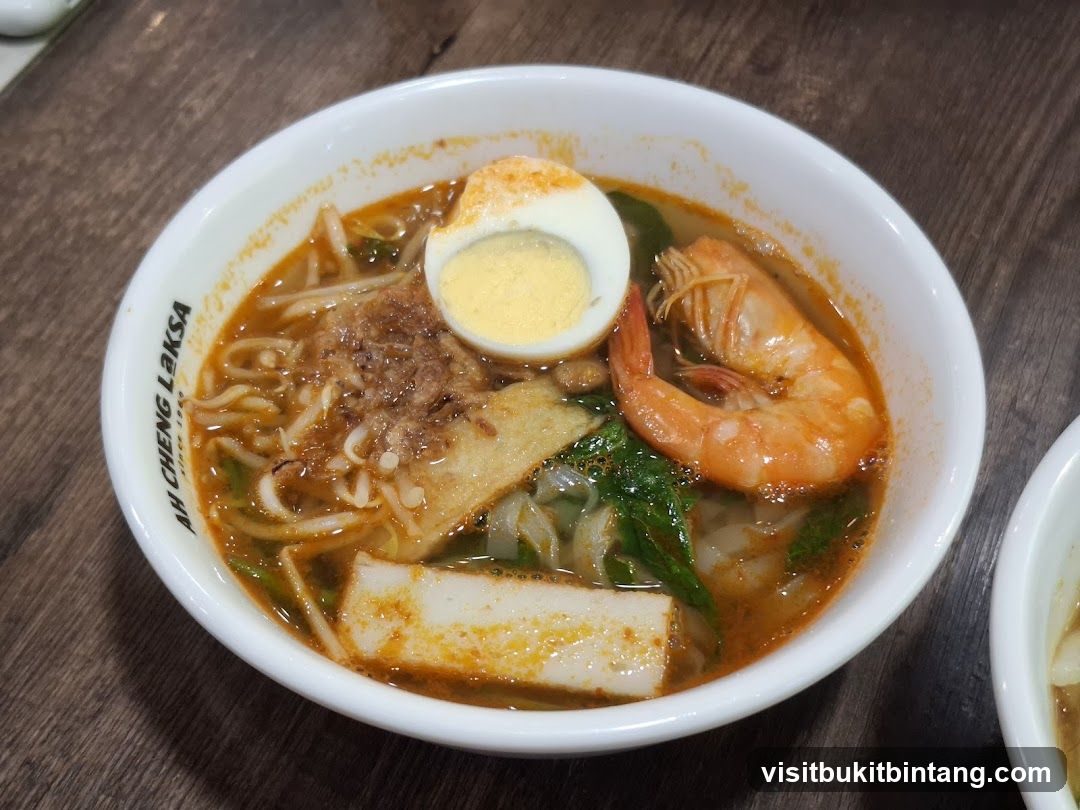 Laksa with Shrimp and Egg