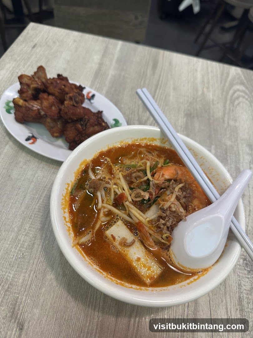 Noodle Soup and Fried Ribs