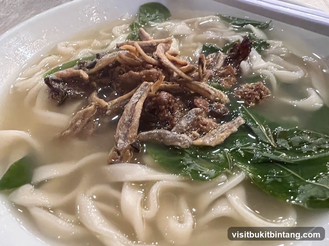 Noodle Soup with Anchovies