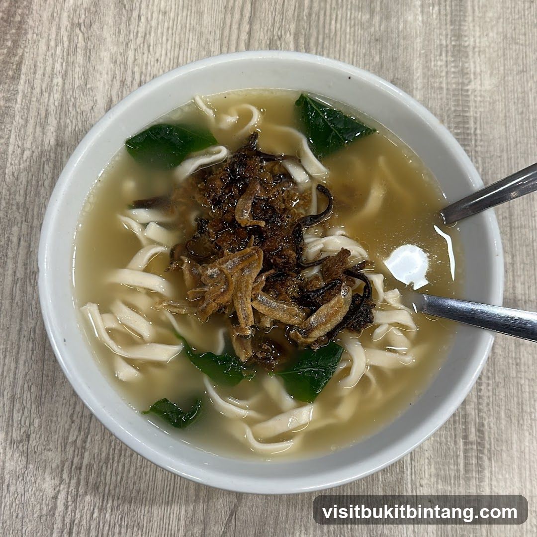 Noodle Soup with Anchovies