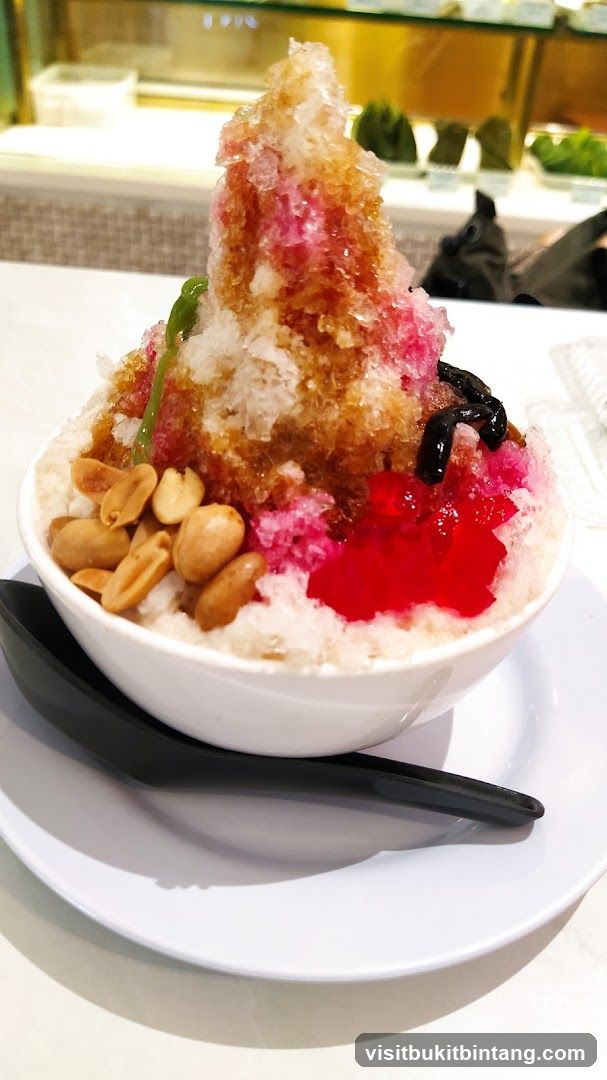 Dessert with Shaved Ice