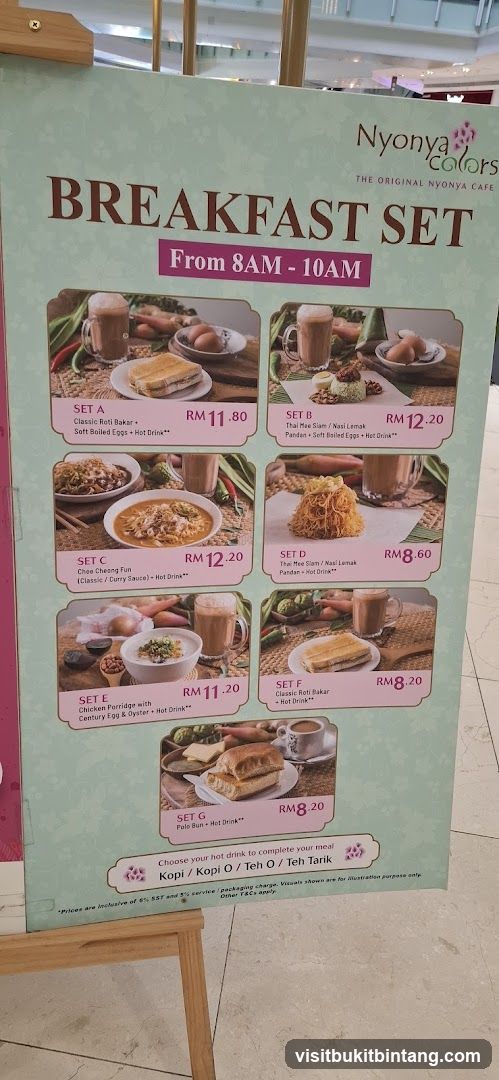 Nyonya Colors Breakfast Set
