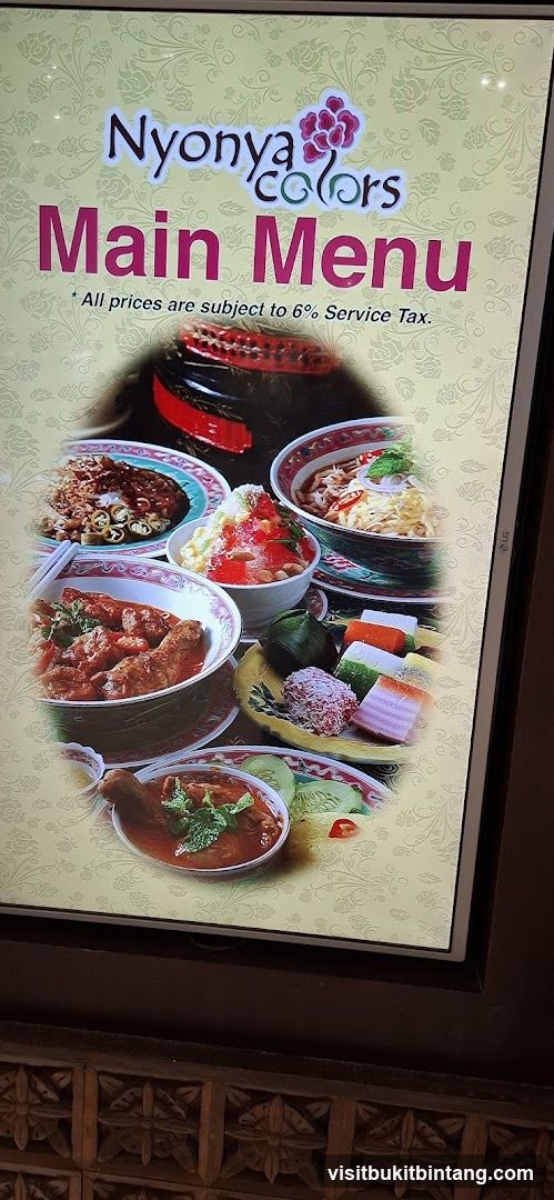 Nyonyacolors Main Menu
