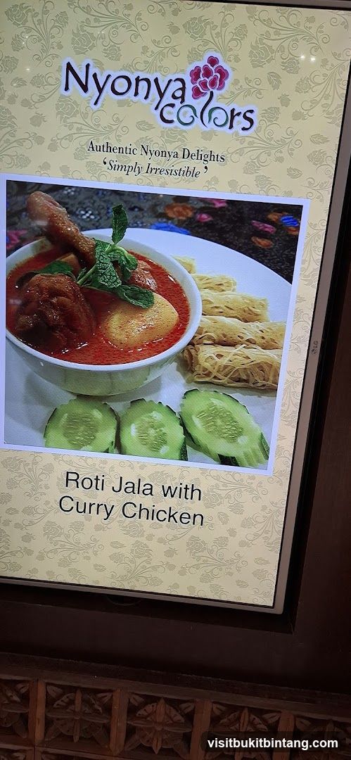 Nyonya Colors Menu Display