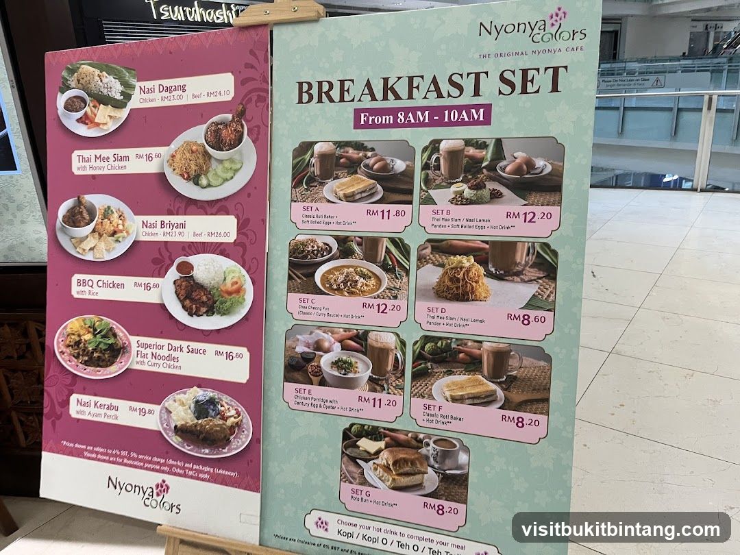 Nyonya Colors Breakfast Set