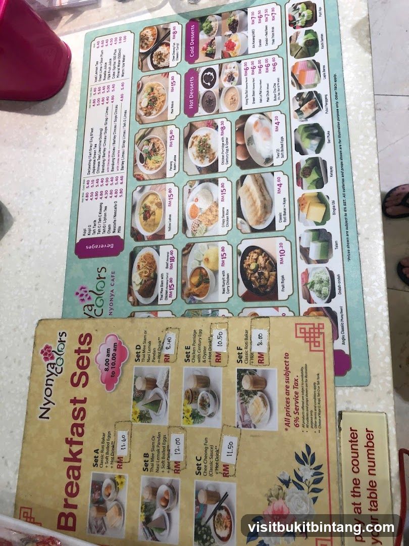 Nyonya Colors Breakfast Sets