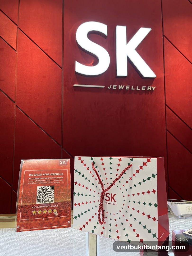 SK Jewellery Feedback Display