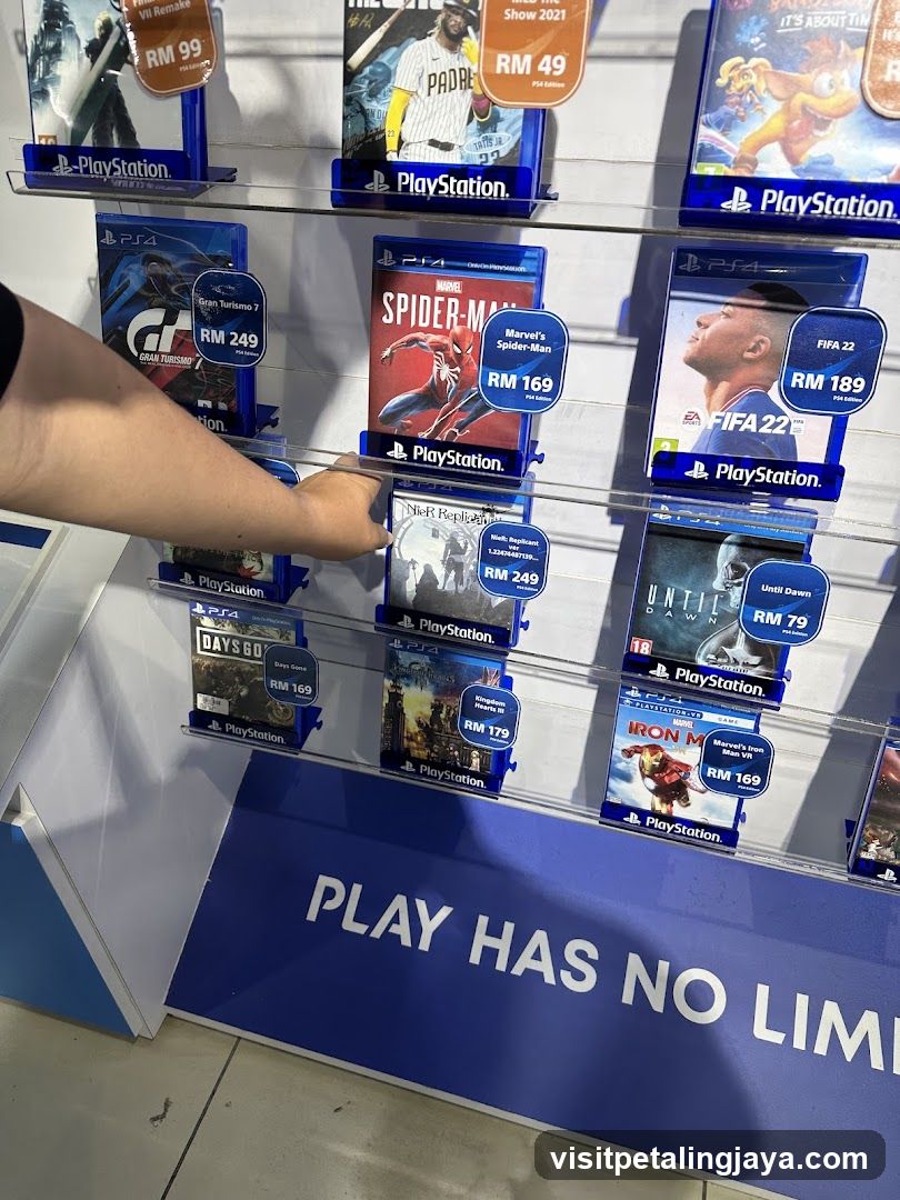 PlayStation Game Display Shelf