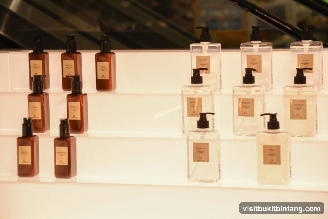 Bottles of Hand Soap and Lotion