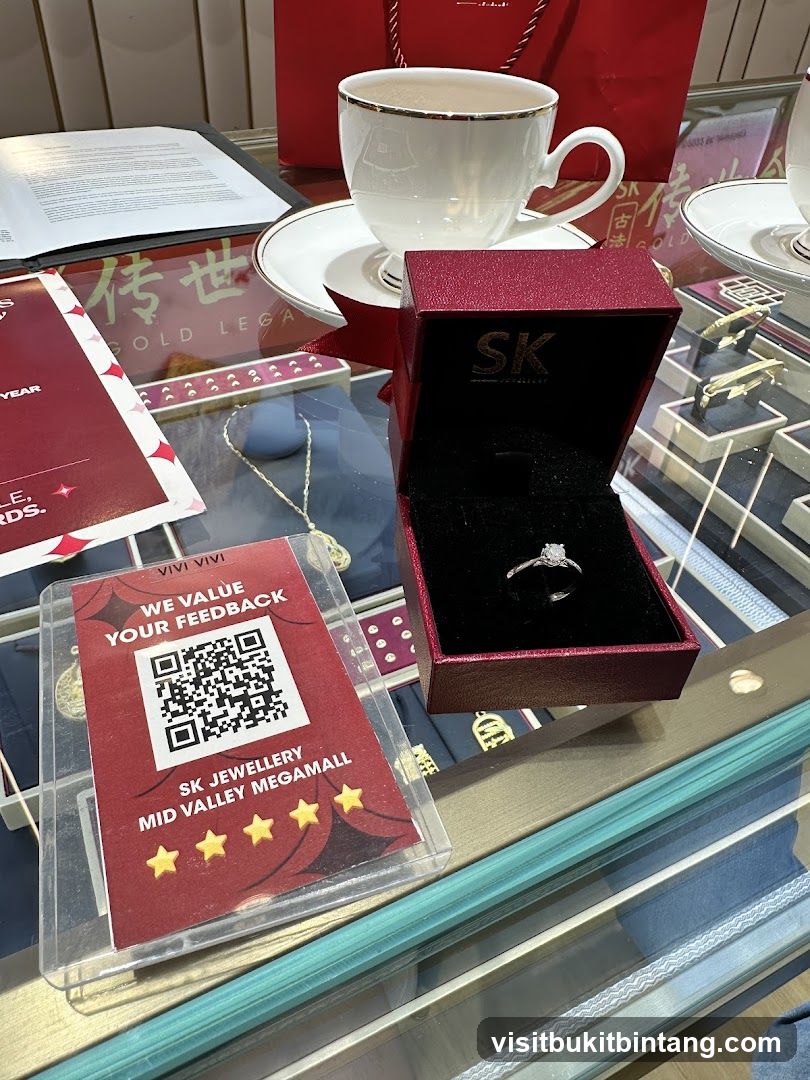 Jewelry Display with Ring