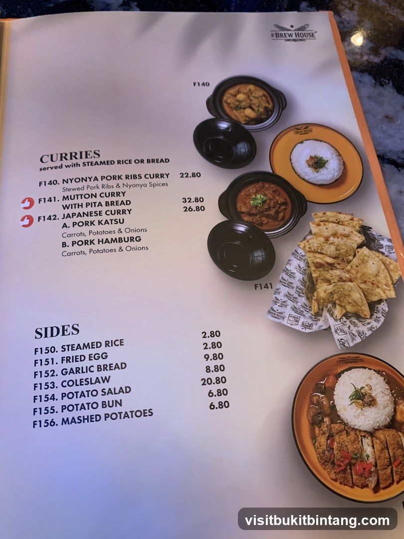 Brew House Menu