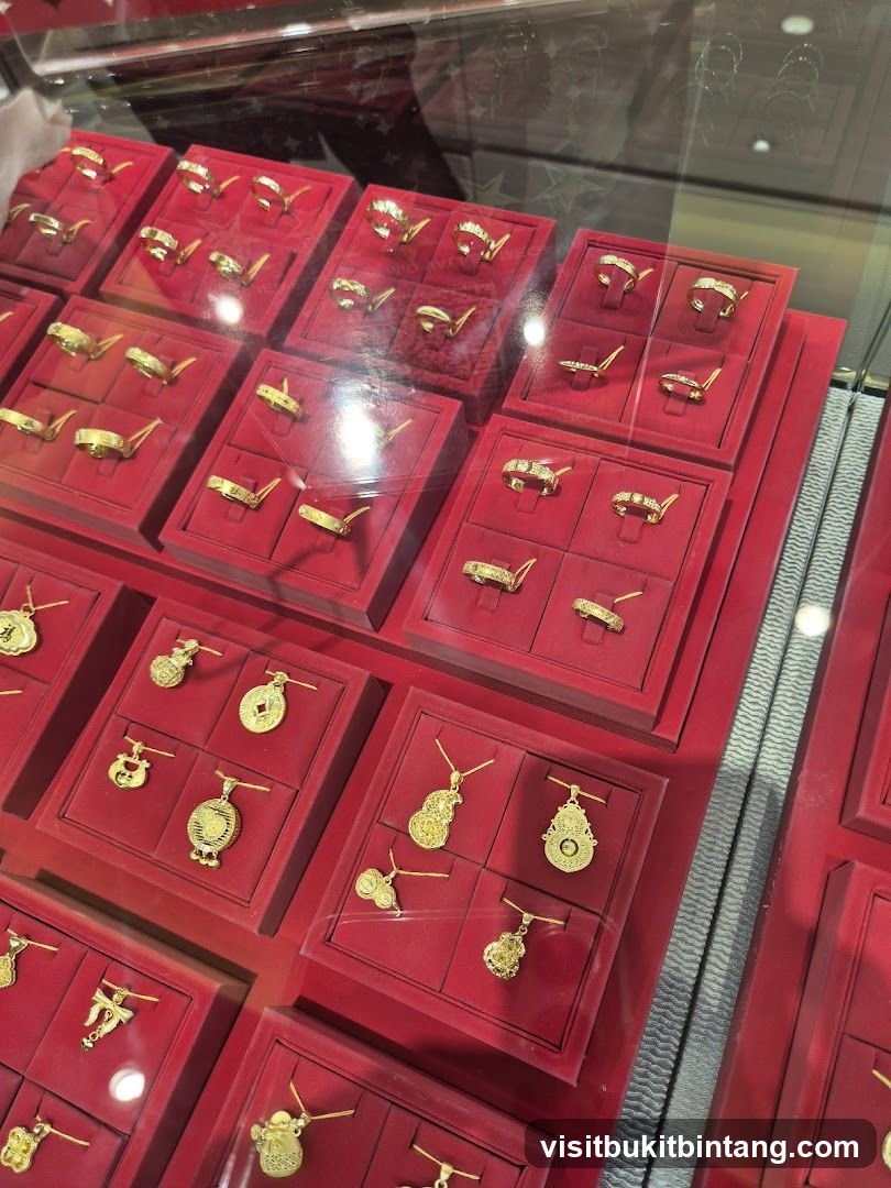 Gold Jewelry Display