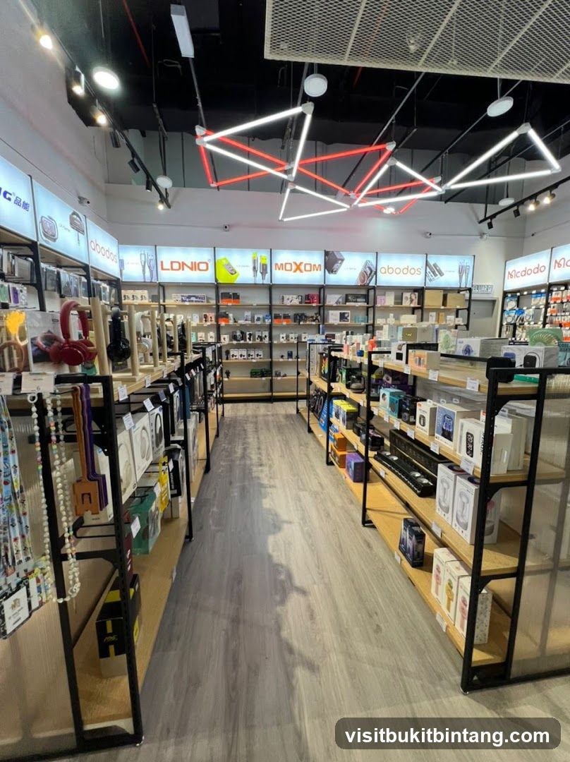 Electronics Store Interior